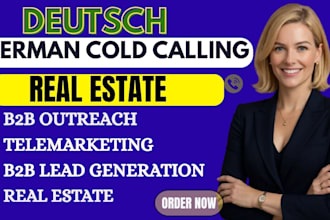 do german cold calling for real estate agencies