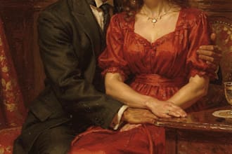 paint couple portrait painting in oil canvas