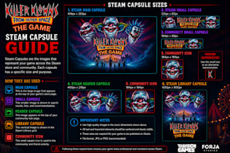 do an illustration and assets for your steam capsule  game