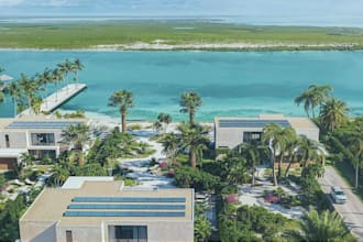 design 3d beachfront house, waterfront villa, beach resort, coastal retreat