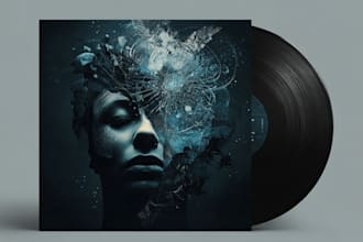 design mixtape album cover art in handrawn