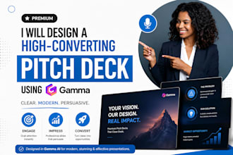 design a high converting pitch deck using gamma ai