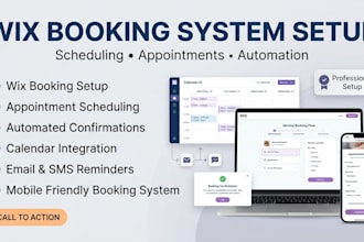 setup professional wix bookings scheduling and appointment system for businesses