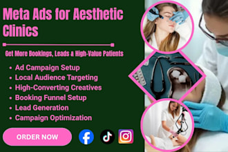 run high converting meta ads for aesthetic and cosmetic clinics
