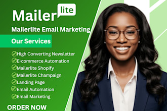 mailerlite email marketing, design newsletter mailerlite email template design