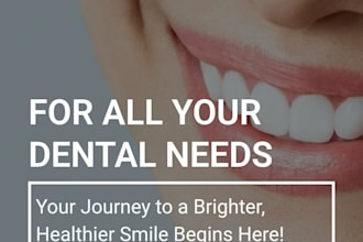 design a modern dental clinic website