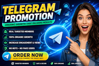 do telegram promotion increase tg members and subscribers