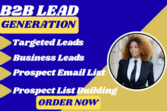 do email, linkedin and b2b lead generation within 24 hours