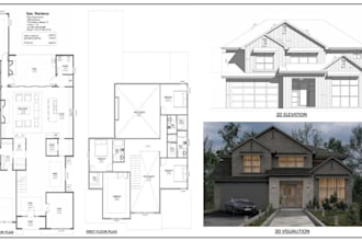 create 2d rendering architecture, parking lot, autocad 2d design, lumion, v ray