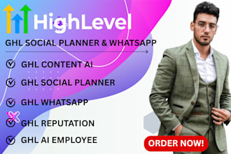 gohighlevel content ai ghl whatsapp ghl reputation ghl social planner