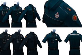do fivem clothing eup, mc kuttes, vest and ems for fivem role play server