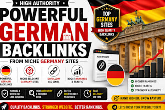 get powerful german backlinks from niche germany sites