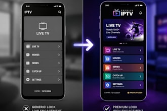fully rebrand smarters iptv or xtream UI app with your brand