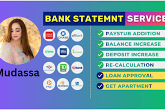 do changing in bank statements for home loan, appartment loan, flat