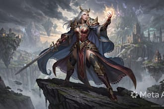 draw fantasy female, dnd illustration