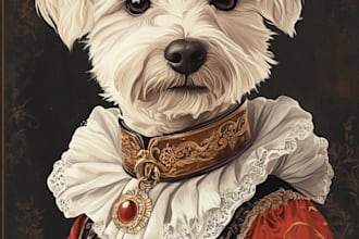 paint stunning pet portrait