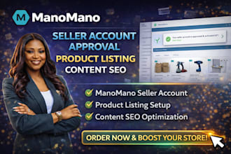 do mano mano product listing approval and content writing, mano mano seller acc