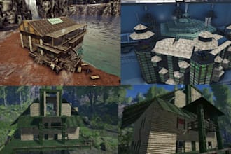 create custom structures and base building mods for ark survival ascended