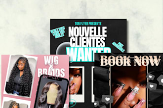 crée un flyer professionnel et moderne