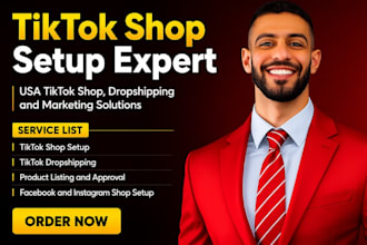 setup tiktok shop, usa tiktok shop, tiktok dropshipping marketing