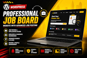 build a professional job board website with advanced job posting