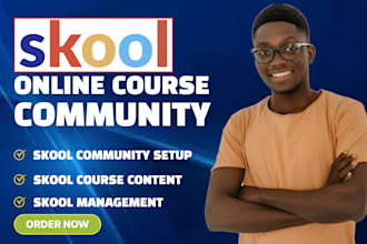 setup online community online course community setup skool online community