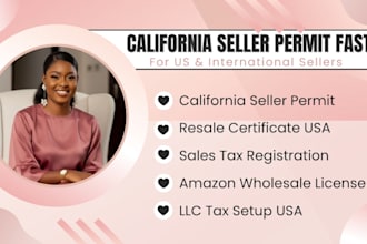 get or renew seller permit, resale certificate, sales tax in california