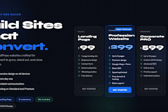 do professional landing pages