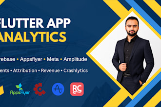 integrate app analytics and events with firebase, appsflyer, meta and amplitude