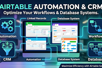 build airtable automation, CRM, workflow and database system