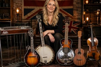 record professional mandolin, pedal steel, dobro, banjo and ukulele tracks