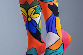 design custom and unique socks design