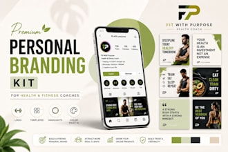 design a professional branding kit for coaches