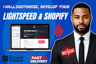 design, develop your ecwid lightspeed website, shopify pos store ecwid design