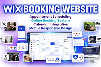 design wix booking website wix appointment and scheduling website