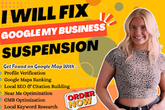 fix gmb suspension google business profile verification and local seo ranking