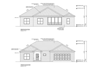 accurate cad elevation plan drawing for both residential and commercial building