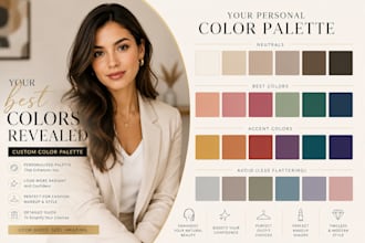create custom color palette mood board cinema brand stlye guide color analysis