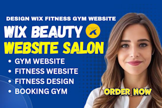 design wix fitness gym website with booking and membership system