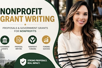nonprofit grant writing, proposal writing, government grants for nonprofits