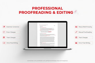 proofread essays, reports, and assignments