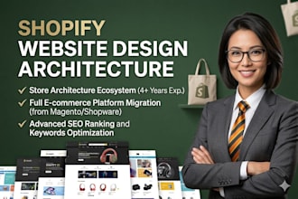 design shopify seo drag and drop website responsive store ecommerce develoe shop