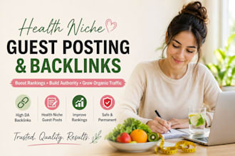 publish article on health blog with health and fitness guest post backlink