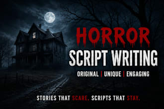 write horror scripts for youtube videos