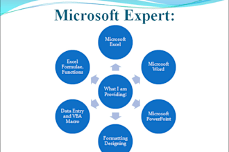 do your microsoft excel, word assignments, projects and vba