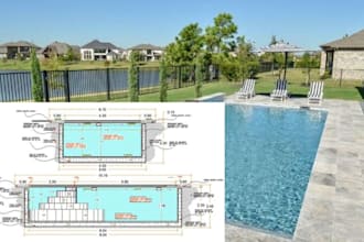 create permit ready swimming pool plans for city approval