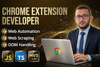 develop build custom google chrome extension for automation