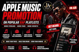 do the best apple music promotion on popular rap playlist