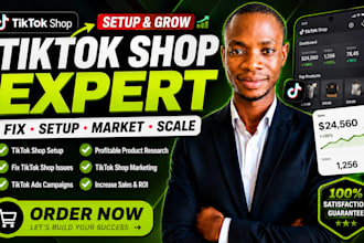 fix tiktok shop, setup tiktok shop tiktok virtual assistant  tiktok store manage