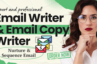 write email sequences for online course writer nurture email sequence copywriter